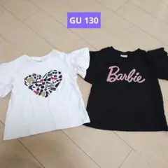 GU　ジーユー　半袖Tシャツ 130 2枚セット
