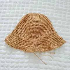 キッズ 麦わら帽子 50cm