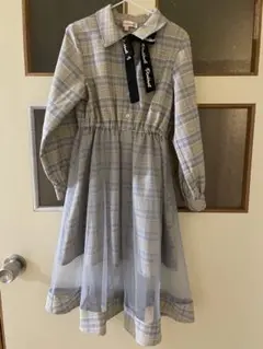 Pinkhunt チェック柄 ワンピース　XXS 女の子　ピンクハント
