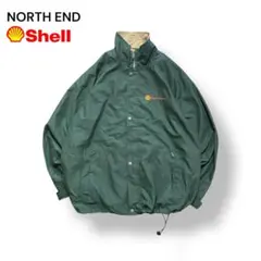 NORTH END企業系刺繍ロゴSHELLマウンテンジャケットLオリーブグリーン