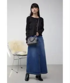 美品　アズールバイマウジー　ダブルジッパーミニバック　2way　ショルダー