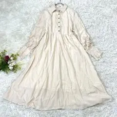 〝ココトウキョウcoko tokyo〟長袖　シャツワンピース　フレア