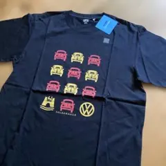 ユニクロ　VWブラックtシャツ