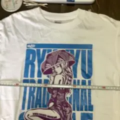 okinawaイラストTシャツ セクシー花笠