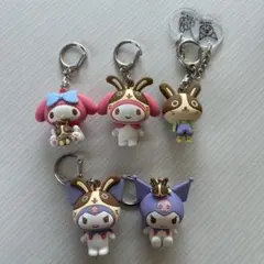 宇佐美　サンリオ　コラボ　マイメロディ クロミ キーホルダー コンプリートセット