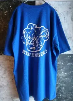 REMEMBER? Tシャツ ブルー XLサイズ