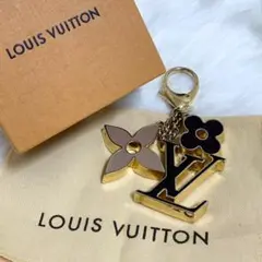 【極美品】ルイヴィトン フルール・ドゥ・モノグラム バッグチャーム キーホルダー