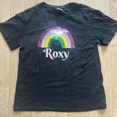 ROXY Tシャツ　黒　スパンコール　150