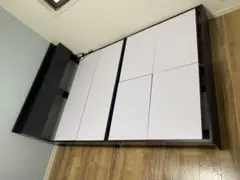 セミダブルベッドフレーム　ブラック