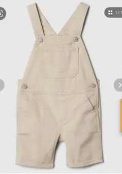 未使用 GAP デニムショートオール 110サイズ