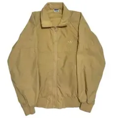 70s アディダスオリジナルス　西ドイツ　ナイロンジャケット　ベージュ　メンズM