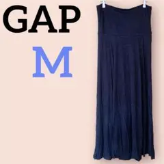 美品✨GAP 【Mサイズ】ギャップ　黒ブラック ロングスカート