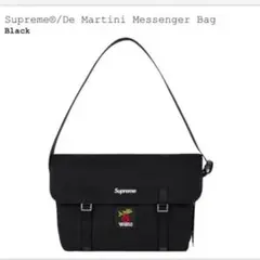 ブラック シュプリーム ディマルティーニ メッセンジャーバッグ Supreme(シュプリーム) / 20SS/De Martini Messenger Bag