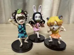 鬼滅の刃　ワーコレ 洞窟探検隊の子分達セット ポン治郎　チュウ逸　ピョン子