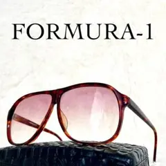 70s　FORMULA-1　ビンテージサングラス　レッドレンズ　べっ甲柄フレーム