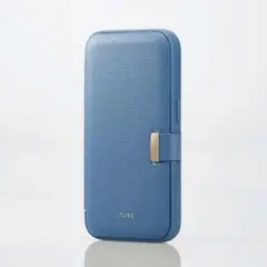 新品未開封 iPhone 14 Pro レザー 手帳型 ケース ネイビー A92