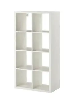 IKEAホワイト木製ラック シェルフ 収納