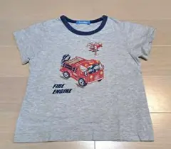 【familiar】110cm 消防車 Tシャツ