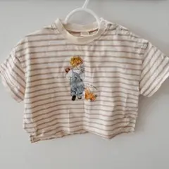 テータテート mopico コラボ ボーダー半袖Tシャツ 80サイズ