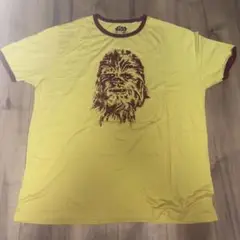 STAR WARS チューバッカ Tシャツ XXL イエロー　リンガーt