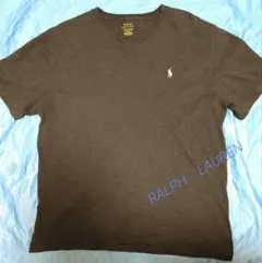 Polo RalphLaurenクラシックフィット Tシャツ L ダークブラウン