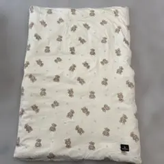 プッパプーポ＊ベビー布団　掛け布団カバーのみ　くま柄