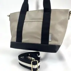 LIZDAYS 2way ショルダーバッグ　グレー　ブラック