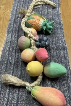 アジアン雑貨 木製 フルーツ