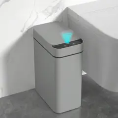 2.7ガロン/4ガロンタッチレストラッシュビン、電動防水狭小型ごみ箱
