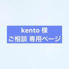 kento様 ご相談専用ページ