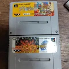 スーパーファミコン ザ・グレイトバトル　2本セット