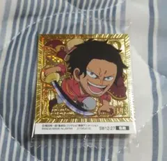 ワンピース　シールウエハース　P ゴールドパラレル　ロジャー　裏ペローナ
