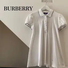 【BURBERRY】ポロシャツチュニック ワンポイント刺繍