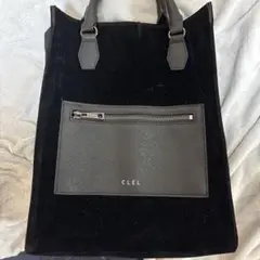 CLEL 2way フェイクスエード トートバッグ