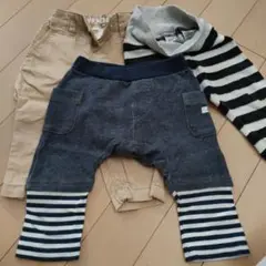Combi 　Ｈ＆Ｍ　ベビーパンツ３枚