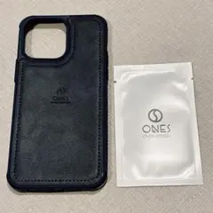 最終値下げ❣️ 在庫1点❣️ iphone 14pro Maxレザーケース 紺