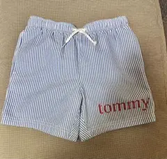 tommy 水着 青と白のストライプ
