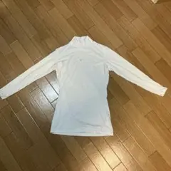 【美品】MIZUNO バイオギア ハイネック長袖インナーシャツ 白色 Lサイズ
