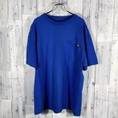 Dickiesブルー半袖Tシャツ
