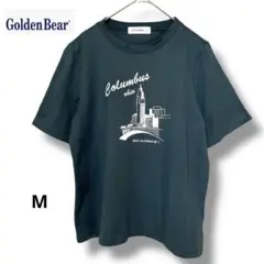 【美品】Golden Bear ゴールデンベア　Tシャツ　ダークグリーン　M