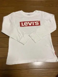 110サイズ　リーバイス　ロンT 白