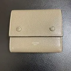 スモール フォールデッドマルチファンクション 三つ折り財布 レザー