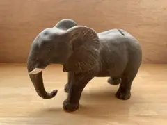陶器製 ぞう 貯金箱 置き物 インテリア