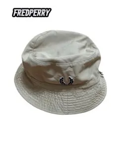 【美品】フレッドペリー バケットハット ベージュ　L 帽子