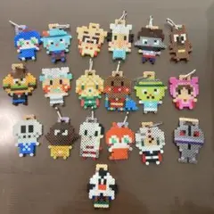 アイロンビーズキャラクターキーホルダーセット