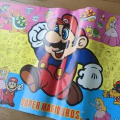 くろがね学習机デスクマット用ポスター？スーパーマリオブラザーズ激レア昭和レトロ 楽天市場】2025年度 スーパーマリオ DM-19MRN デスクマット