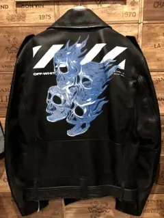2025年最新】OFF-WHITE メンズ レザージャケット・ライダースの