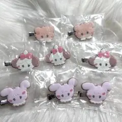 mikko 前髪クリップ フロッキー ヘアクリップ ガチャガチャ