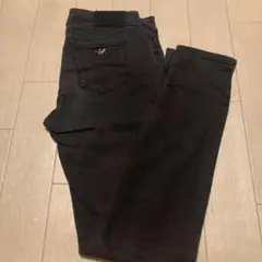 アルマーニジーンズ 38 ブラックデニムパンツ