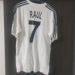 RAUL 7 ホワイトシャツ adidas ■シミ汚れ有り